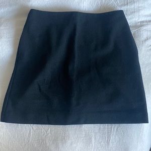 Uniqlo Black Wool Blend Mini Skirt - 28” Waist